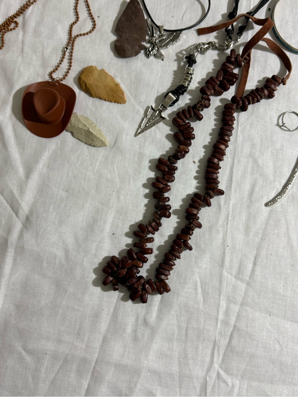 Large Western Boho Costume Jewelry Lot--Necklaces, Bracelets, and Earrings - Picture 14 of 15
